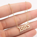 JWLY - Jaartal ketting 1980 T/M 2005