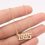 JWLY - Jaartal ketting 1980 T/M 2005
