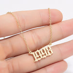 JWLY - Jaartal ketting 1980 T/M 2005